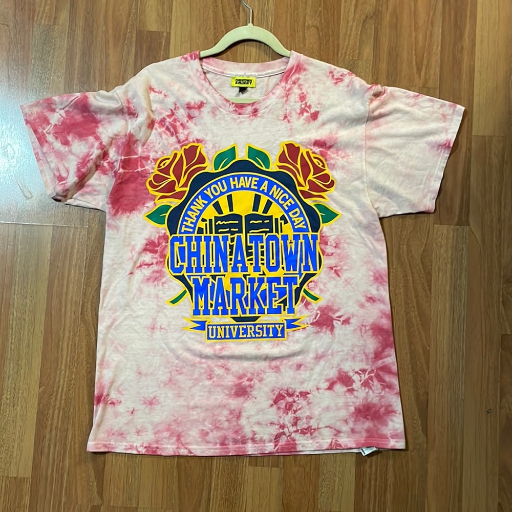 Chinatown Market (MA®️KET) “Have a Nice Day” T-Shirt, Large, Tie-dye